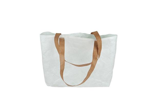 Two-tone Big Capacity Tyvek Tote Bag, Dupont Kraft Paper Shopping beach bag
