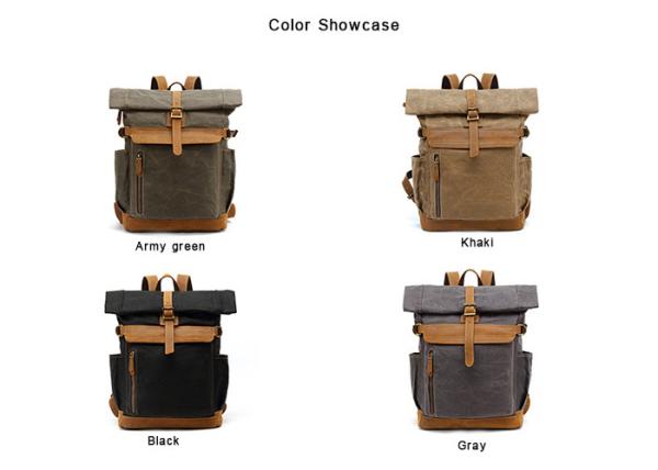 Waterproof Canvas Computer Briefcase Laptop Men'S Crossbody Bag Laptop Bag