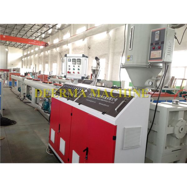 380V / 3P / 50HZ HDPE Pipe Machine 80kw HDPE Pipe Extrusion Line