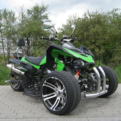 4 Speed 10kw 249 Cc Tri Wheel Motorcycle Electric Ignition Trike