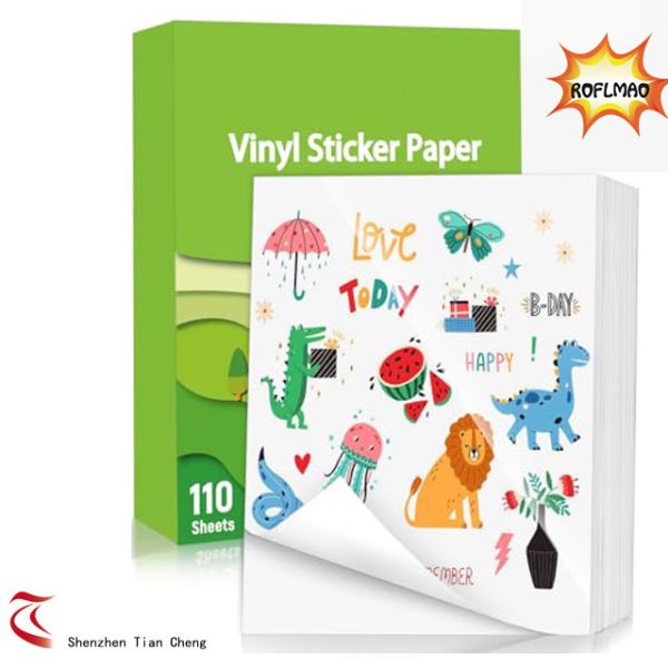 A4 Size Sticker Paper Matte Writing Labels - Office Handwriting Identification