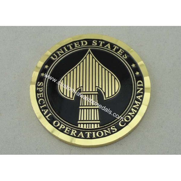 USA Special Operations Command Personalized Soft Enamel Coin