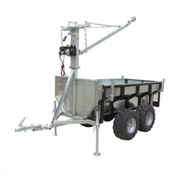 Camping And Utility ATV Trailer Livestock Quad Pull Behind Trailer