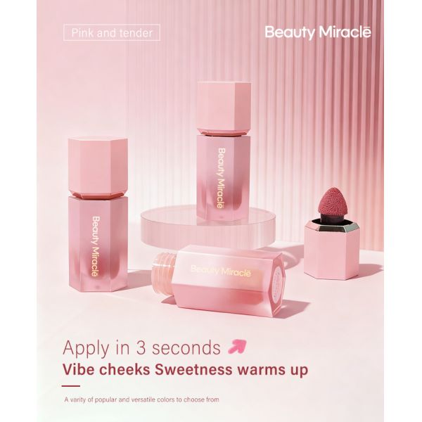 Wholesale Logo Free Multi Functional Cosmetics Makeup Moisturizing Matte Liquid Blush