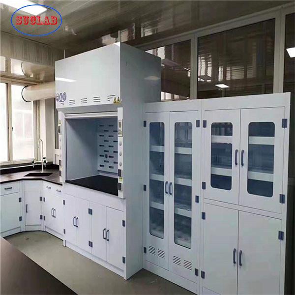 Emanações fortes de aço completas Eco-amigáveis Hood Specifications do laboratório da resistência química do OEM
