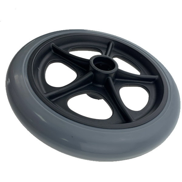 PVC TPR 175mm Wheelchair Caster Wheels Hand Trolley Wheel OEM Acceptable