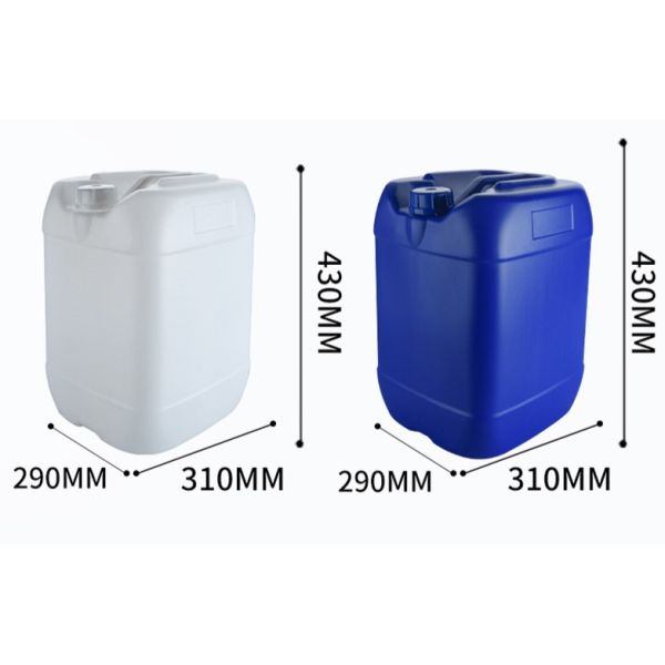 Spot 30L Plastic Barrel White Square Barrel Food Grade Chemical Barrel Good Sealing HDPE Barrel Acid And Alkali Corrosio