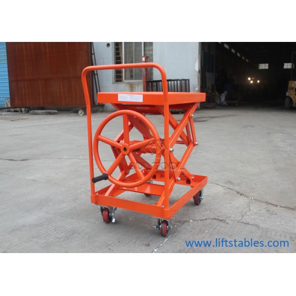 o parafuso da bola da altura de 1190mm Scissor o caminhão da tabela de elevador sem os carros móveis do elevador da bomba hidráulica