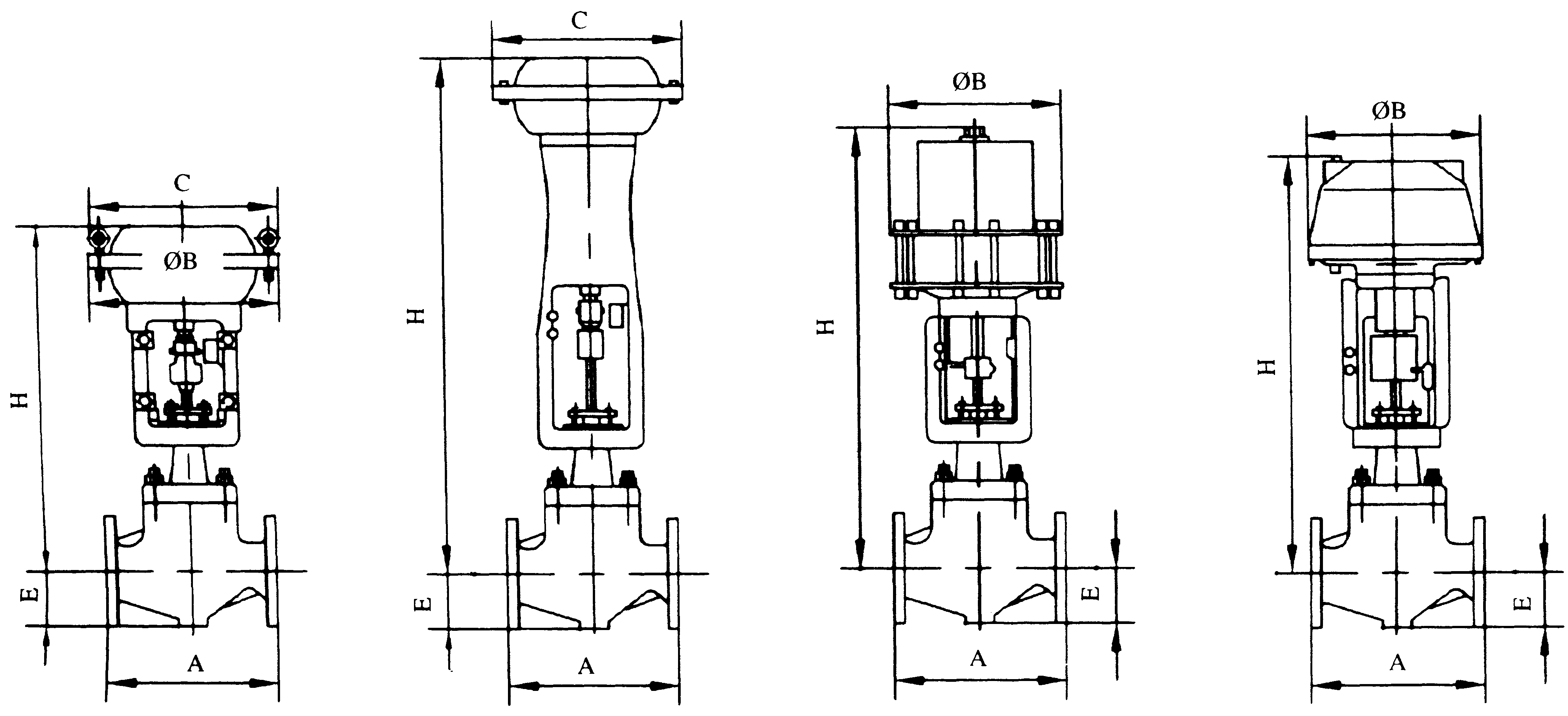 HCU Unbalanced Cage Type Control Valve 40-200mm Nominal Diameter