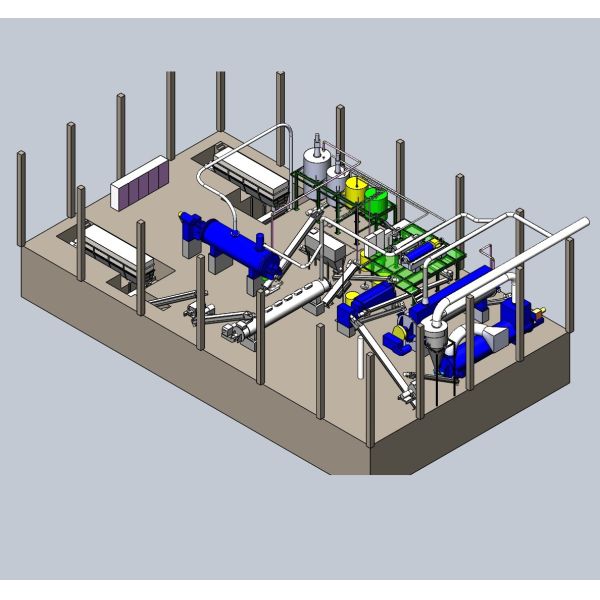All Kinds of Fish Rendering Plant  Industrial Feather Meal Production Line