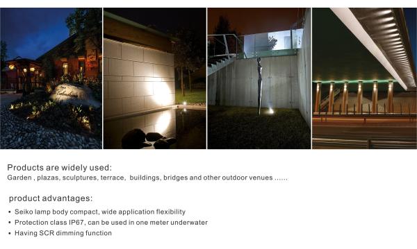 5W LED Lawn light CREE LED Chip outdoor lighting IP67 DC12-24V  for Garden, Plazas, Sculptures,Terrace, , Bridges