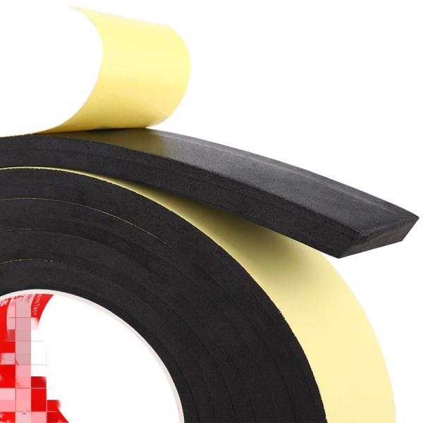 1/4 Inch Wide Foam Insulation Tape Self Adhesive Strips Oil Resistance