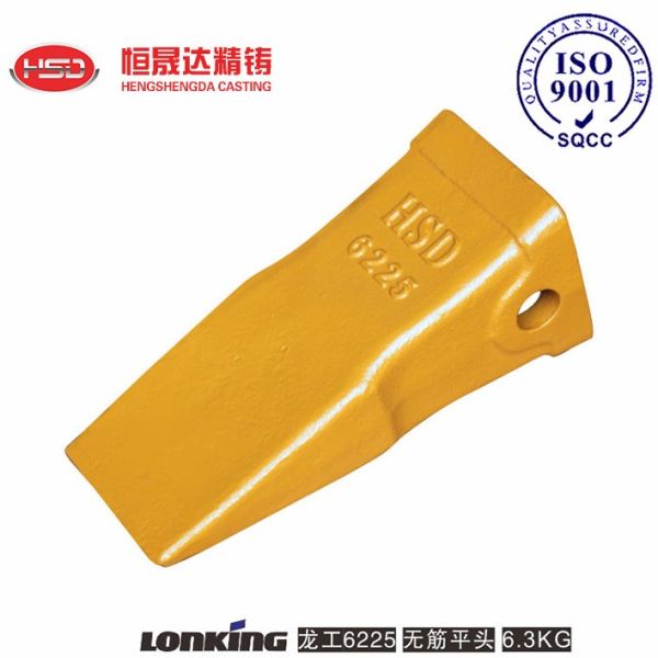 LG6225 Lonking Excavator Bucket Teeth Anti-Fatigue Crack Flat