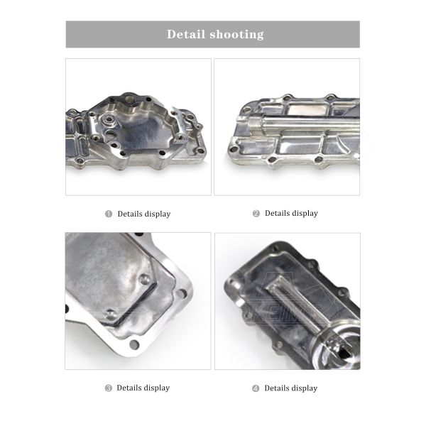 2552904 1252971 Oil Cooler Cover Excavator Engine Parts For CATE 3066 E320B/C