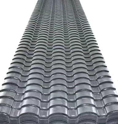 Impact Resistant Plastic Corrugated Roofing Sheets For Bus Station Villa Park