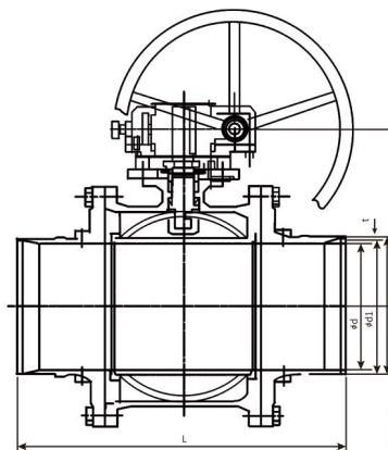 Three Piece Welded Ball Valve For High Precision Fields BA EP Grade