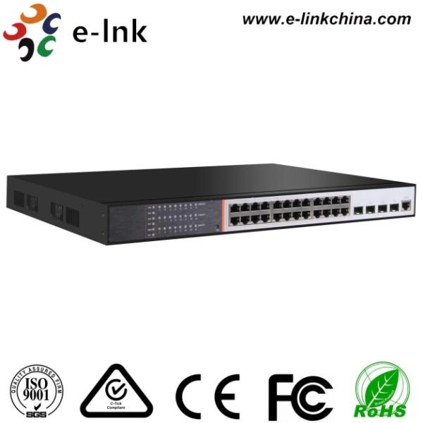 Commutateur géré 24 ports Gigabit L2