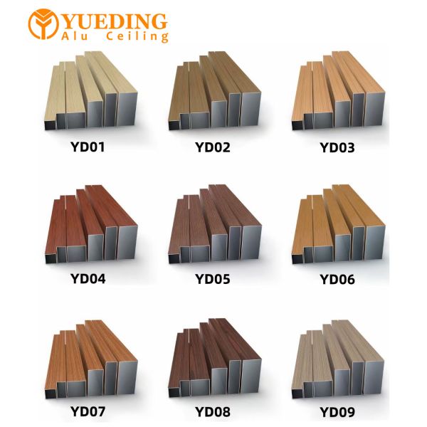 Exterior Curtain Wall Aluminum Square Tube Ventilated Moisture Proof