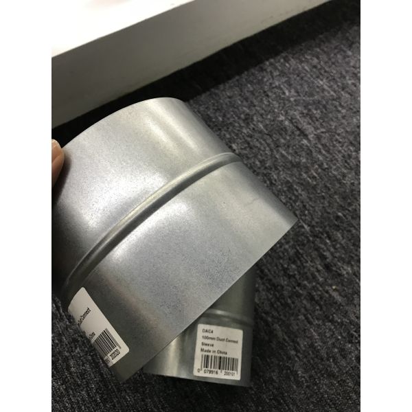 OEM HVAC Accessories Welding Duct Connector 4 Inches Metal Duct Extensor