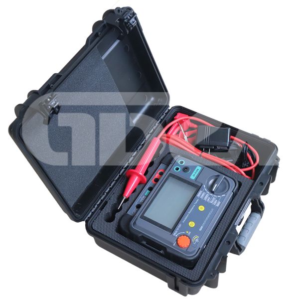 ZX-3125B 5000V ручной испытатель изоляционного сопротивления с соотношением поглощения/индексом поляризации