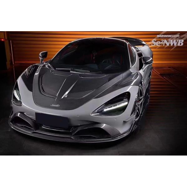 720s Mclaren Body Kit Blacksail Style Front Bumper Spoiler Lip Hood Fender