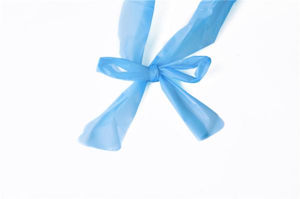 Latex Free Medical Isolation Gown , Cpe Plastic Gown Environment Friendly
