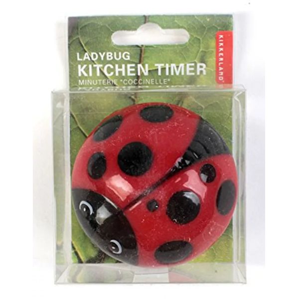 Seven Color Plastic 60 Minute Ladybug Kitchen Timer Fashion Shape Cute