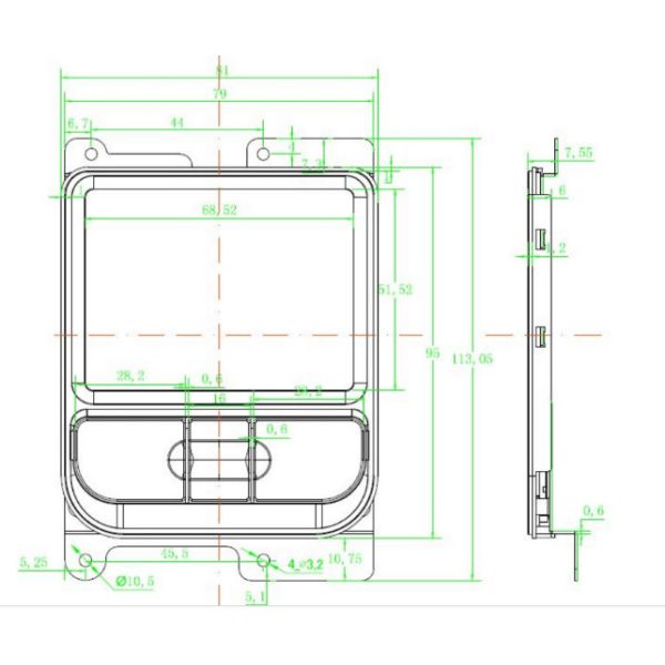 Easy Installation Trackball Pointing Device Usb Interface Abs Raw Material