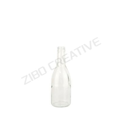 Screw Top Clear Glass Soda Bottles 360ml Flint For Juice 250g CY-819