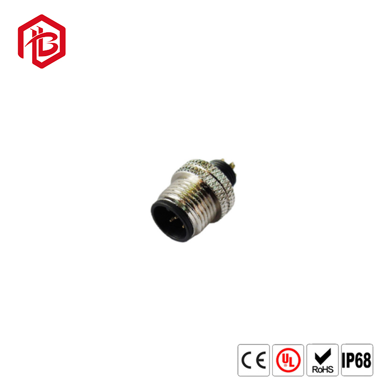 IP67 круговой женский мужчина M12 2 3 4 5 6 фронт 8 Pin - соединитель провода круглого кабеля СИД держателя панели водоустойчивый