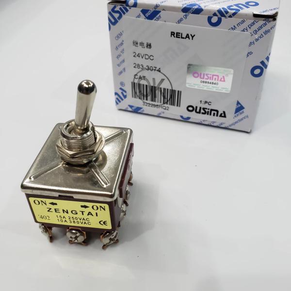 2833074 interruptor do relé 24vdc do tempo de atraso para a máquina escavadora do CAT E312 E320