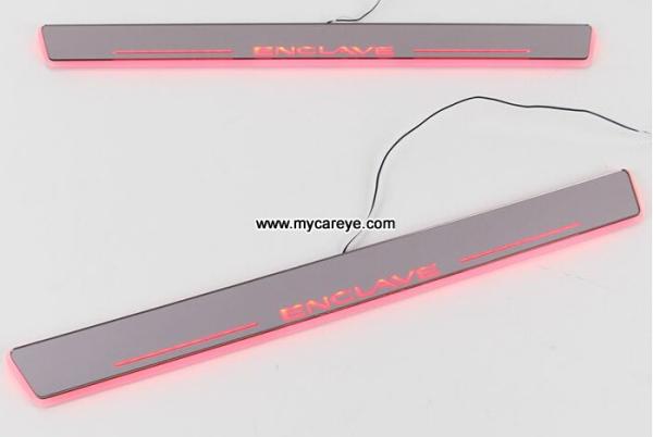 Buick Enclave car accessory upgrade LED lights auto door sill scuff plate
