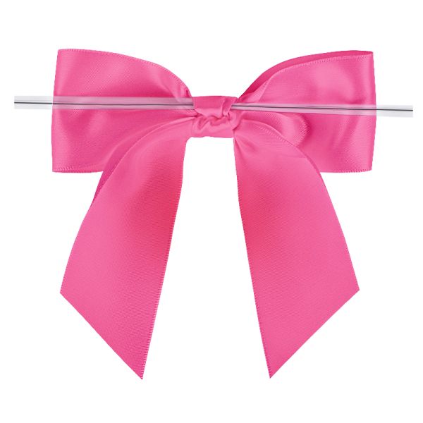 Предварительно сделанные подарочные ленточки в красно-розовом и белом цветах для всех случаев