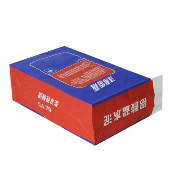Custom Logo 25kg 50kg Cement  Kraft Paper Valve Bag One Stop Service