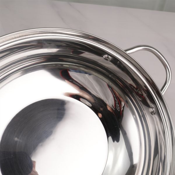 Нержавеющая сталь 410 бака 28cm распаровщика ресторанов Stackable