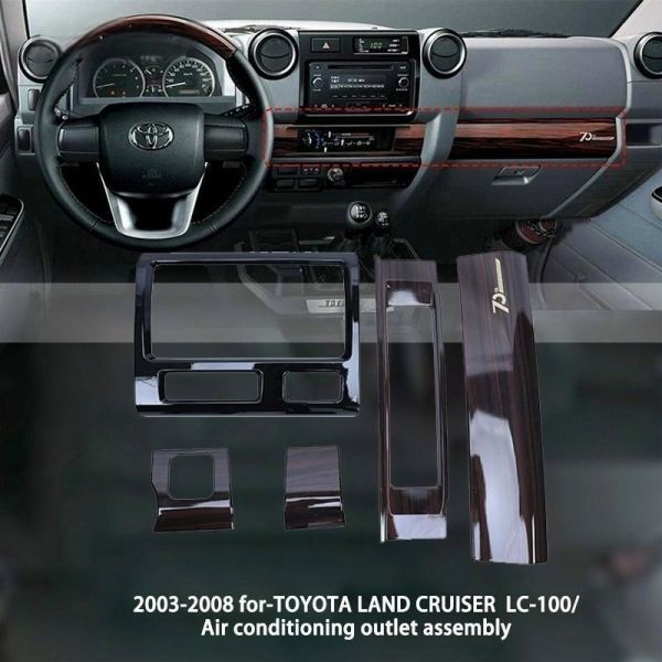Conjunto de salida de aire acondicionado para automóviles para Toyota Land Cruiser LC-100 2003-2008
