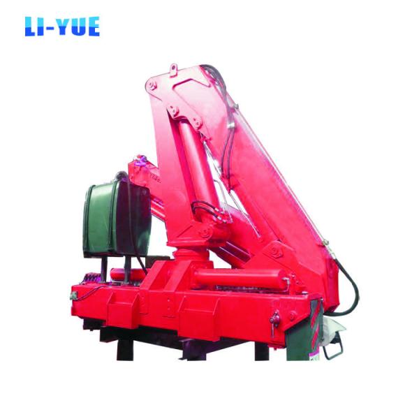 Mobile Brick Grab Crane Truck 5 Tons Capacity With Hydraulic Pump