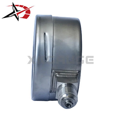 CL 1.6 10 Bar All Stainless Steel Pressure Gauge Manometer Bayonet Ring Silicone Filled