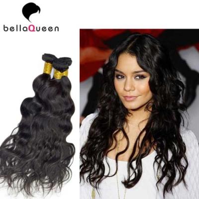 Tecelagem européia do cabelo humano do Virgin da onda de água das mulheres do preto natural 1B
