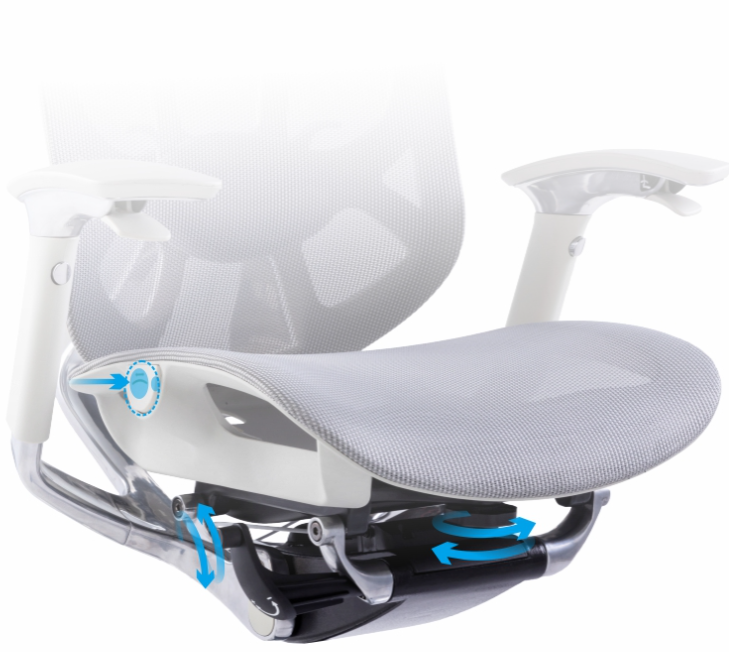 Dvary Butterfly Ergonomic Executive Office Chair Sync Sliding Swivel Seating