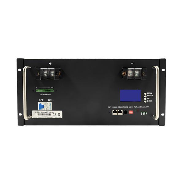 Enviromental Friendly High Capacity Li Ion Battery Cell With BMS 51.2V 500AH  For Telecommunication Base Station Supply