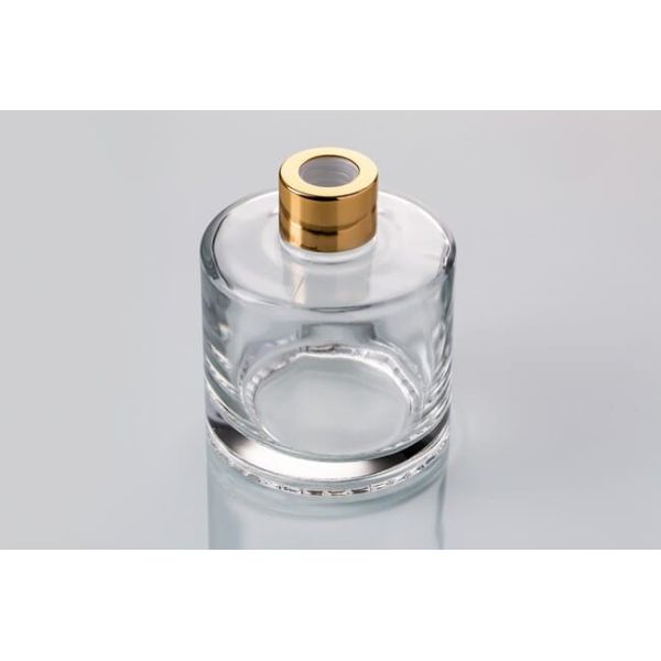 Refillable Glass Diffuser Jar 200ML Machine Made Empty Glass Diffuser Bottles