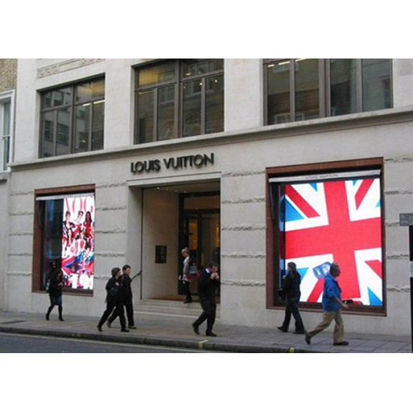 HD, Vivid Effect, Customized Transparent LED Display Screen for Windows Glass Ads