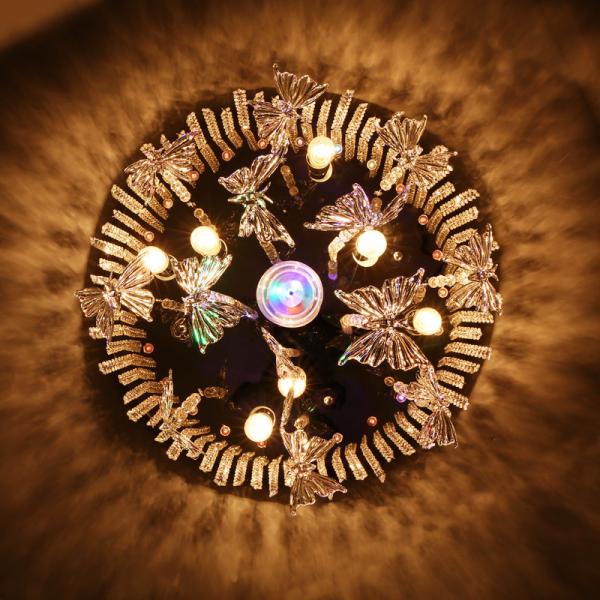 Cheap modern crystal ceiling lights with Butterfly Crystal Lamp (WH-CA-43)
