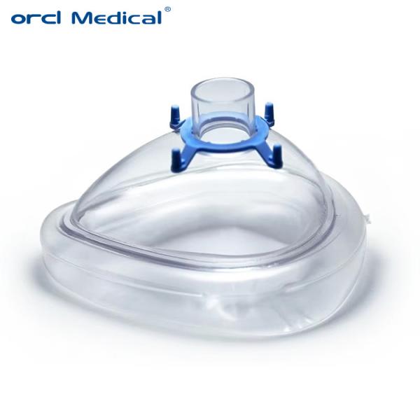 OEM Service Medical Disposable Anesthesia Face Mask Latex Free Pvc Anesthesia Mask XL XXL Size