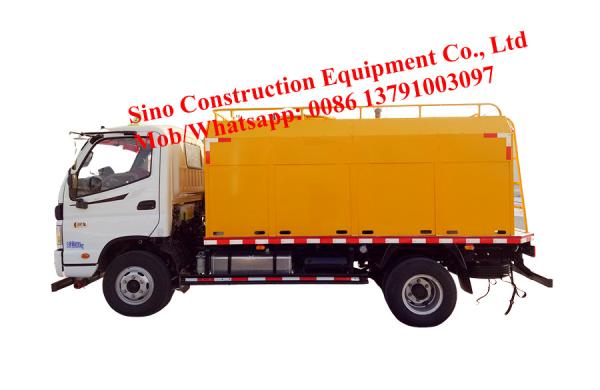 Sinotruk 4x2 5t  Mixed Emulsion Explosive Truck For Civil Underground Site