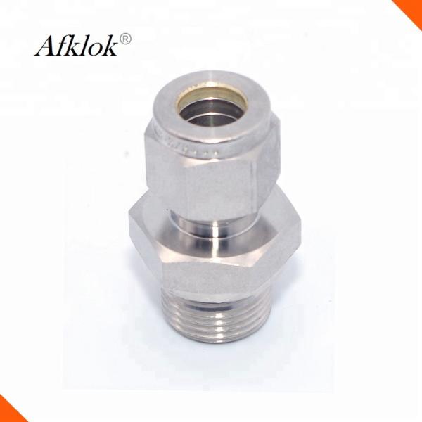 A união de aço inoxidável SS316 do conector do NPT do homem parafusou os encaixes de tubo