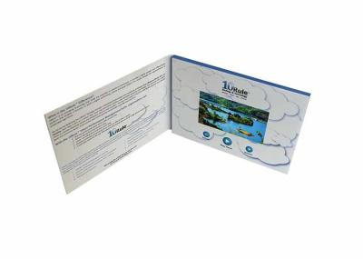 HD LCD Wedding Card Colorful Printing Digital Video Brochure For Gifts