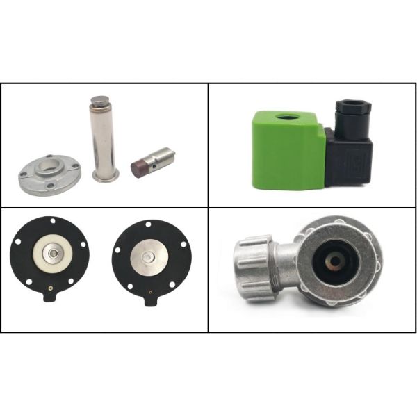 Тип клапан БФЭК ИМПа ульс сборника пыли дюйма Г1 алюминиевый пневматический с гайкой ДМФ-ЗМ-25 дрессера