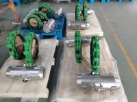 La vanne papillon SS316 pneumatique pneumatique pour les solides solubles marins aèrent la certification de valveABS de papillon de valve actionnée par déclencheur